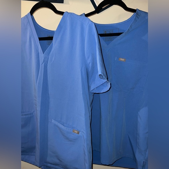 Figs Scrubs - Carolina (Ceil) Blue - Picture 2 of 3